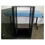 Audio / Video Equipment Rack on Lockable Wheels