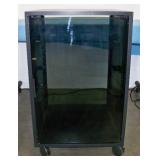 Audio / Video Equipment Rack on Lockable Wheels
