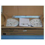 JBL Control 47LP 150W 6.5-inch Passive 2-Way 70V/100V Ceiling Loudspeakers with Backcans, Grilles, Ceiling Tile Bridges