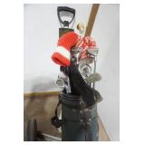 Golf Caddy with Bag and Clubs, comes with Golf Tees and Balls