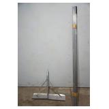Aluminum Snow Rake with 4 Extension Poles