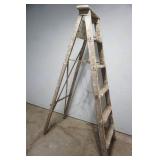Vintage Wooden Ladder 6