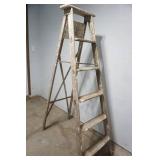 Vintage Wooden Ladder 6