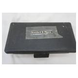 Socket set in black case