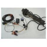 Surge protector, extension cord needs end, Cen-tech automatic battery float charger