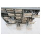 Small parts organizer with hardware