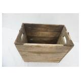 Vintage wire folded wood box