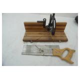 Vintage Wood Frame Miter Box No. 84-374