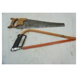 Bow Saw and Hand Saw