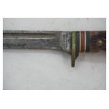 Fixed Blade Pocket Knife and 2 Sheaths