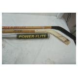 (2ct) Hockey Sticks & (1ct) Aluminum Bat