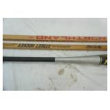 (2ct) Hockey Sticks & (1ct) Aluminum Bat