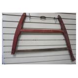 Vintage Rustic Bow Saw