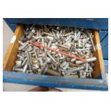 Wooden Small Parts Organizer with Hardware