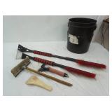 Snow Scrapers and Brushes (5 Gallon Bucket included)