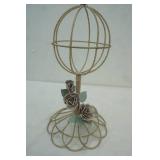 Decorative Metal Hat Stand 16.5" tall