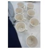 Corning Coffee Cups (8ct); Waltham Wall Clock; Women