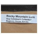 Rocky Mountain Lion (Framed)