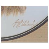 Western Puma Head (Framed)