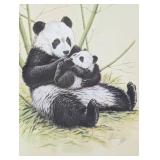 Panda & Cub (Print only)