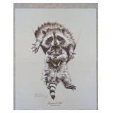 Raccoon & Cub (Print only)