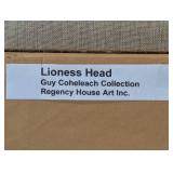 Lioness Head (Framed)