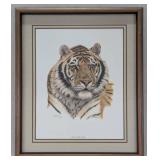 Siberian Tiger Head (Framed)