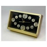 12 Coin Silver Clock
