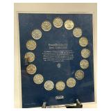 16pc Franklin Collection in Display Frame