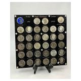 Complete 33pc Ike Collections in Capital Plastic Frame