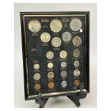 22pc Type Set Collection in Display Frame