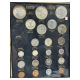 22pc Type Set Collection in Display Frame