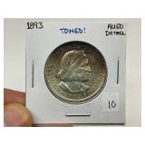 1893 Columbian Exposition Silver Commemorative Half Dollar