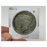 1922-D Silver Peace Dollar