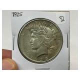1925 Silver Peace Dollar