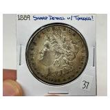 1889 Silver Morgan Dollar