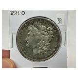 1891-O Silver Morgan Dollar