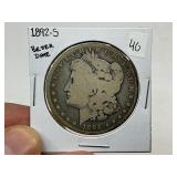 1892-S Silver Morgan Dollar