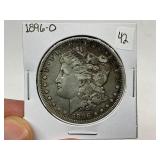 1896-O Silver Morgan Dollar