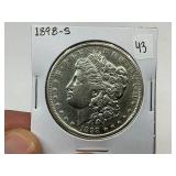 1898-S Silver Morgan Dollar
