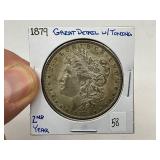 1879 Silver Morgan Dollar