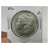 1896 Silver Morgan Dollar