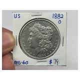 1882-O Morgan Silver Dollar