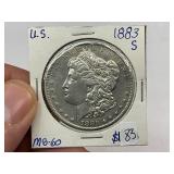1883-S Moran Silver Dollar