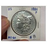1885 Morgan Silver Dollar