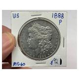 1888 Morgan Silver Dollar