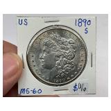 1890-S Morgan Silver Dollar