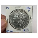 1896 Morgan Silver Dollar