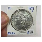 1897 Morgan Silver Dollar