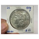 1898 Morgan Silver Dollar